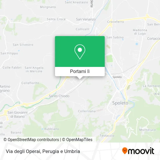 Mappa Via degli Operai