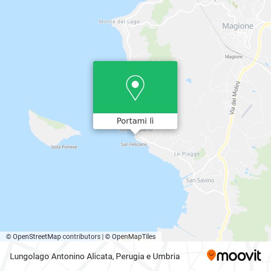 Mappa Lungolago Antonino Alicata