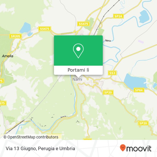 Mappa Via 13 Giugno