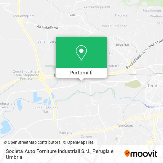Mappa Societa' Auto Forniture Industriali S.r.l.