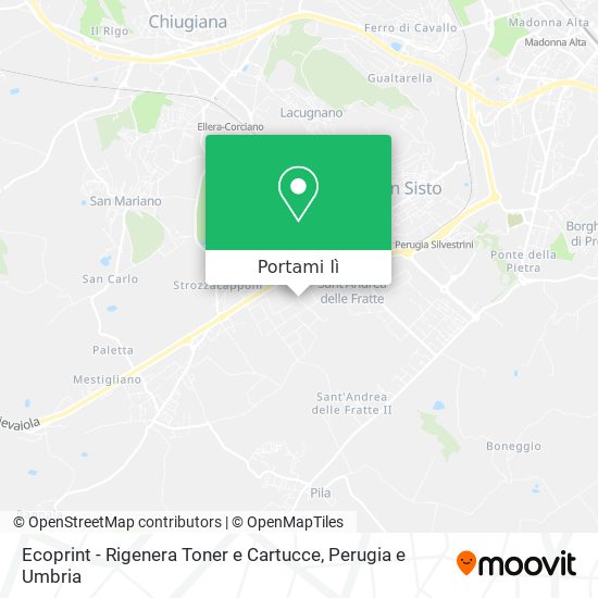 Mappa Ecoprint - Rigenera Toner e Cartucce