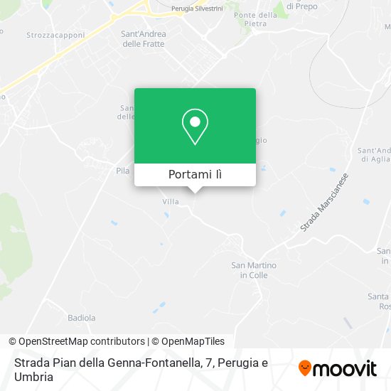 Mappa Strada Pian della Genna-Fontanella, 7