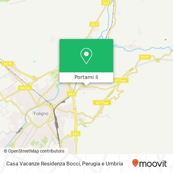 Mappa Casa Vacanze Residenza Bocci