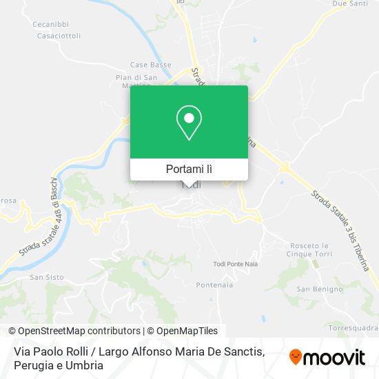 Mappa Via Paolo Rolli / Largo Alfonso Maria De Sanctis