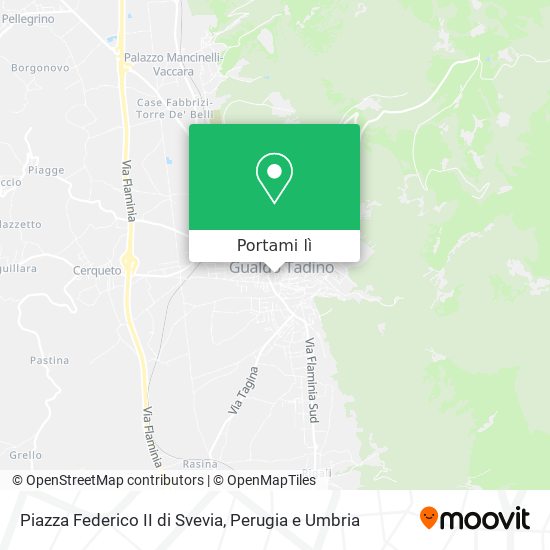 Mappa Piazza Federico II di Svevia