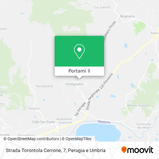 Mappa Strada Torontola Cerrone, 7