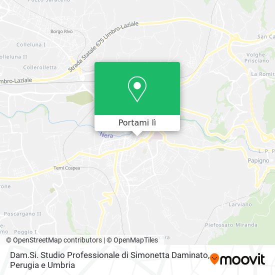 Mappa Dam.Si. Studio Professionale di Simonetta Daminato