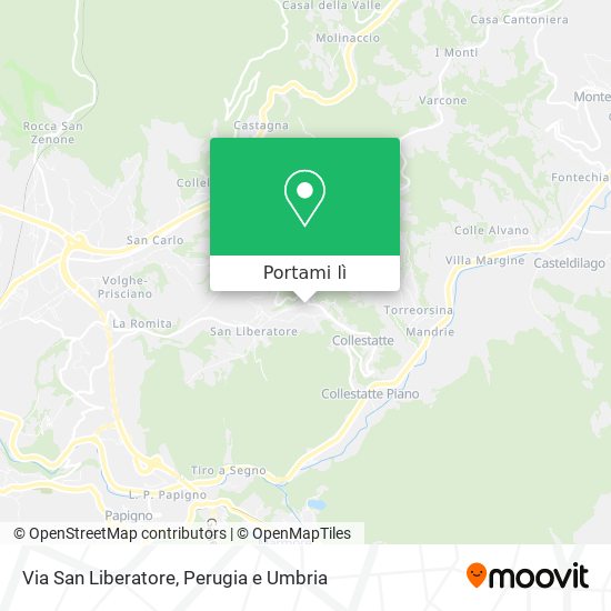 Mappa Via San Liberatore