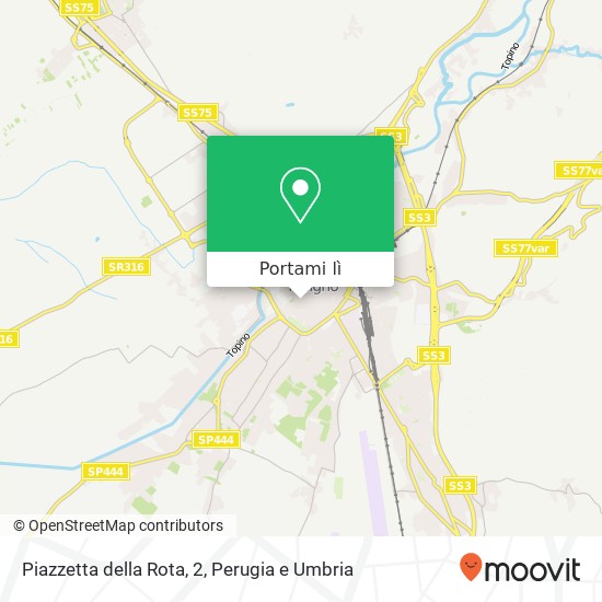 Mappa Piazzetta della Rota, 2