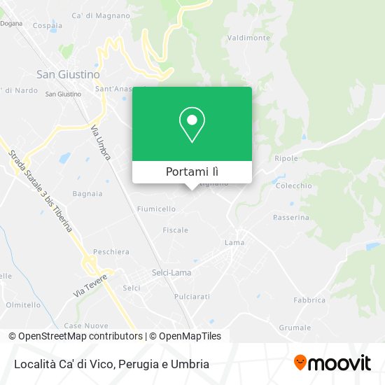 Mappa Località Ca' di Vico
