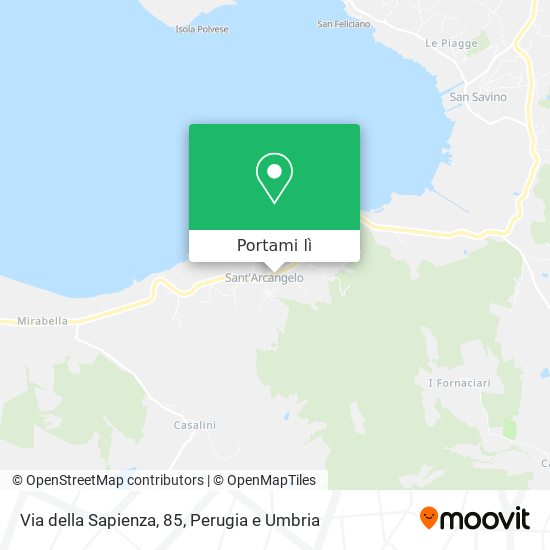 Mappa Via della Sapienza, 85