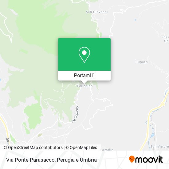 Mappa Via Ponte Parasacco