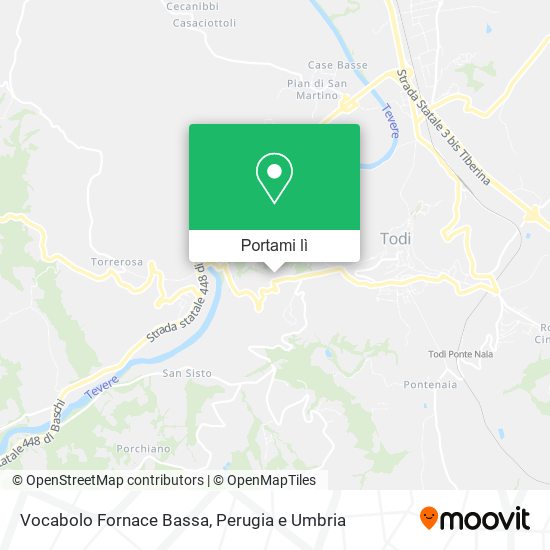 Mappa Vocabolo Fornace Bassa