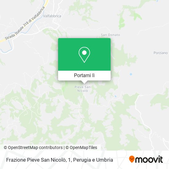 Mappa Frazione Pieve San Nicolò, 1