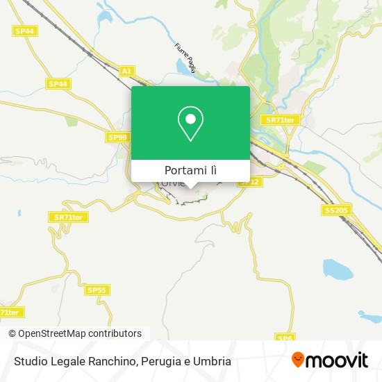 Mappa Studio Legale Ranchino