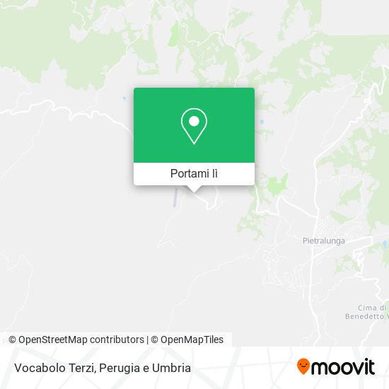 Mappa Vocabolo Terzi