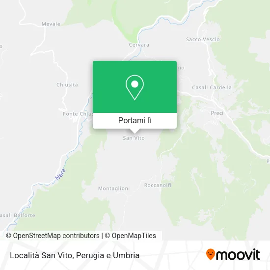Mappa Località San Vito