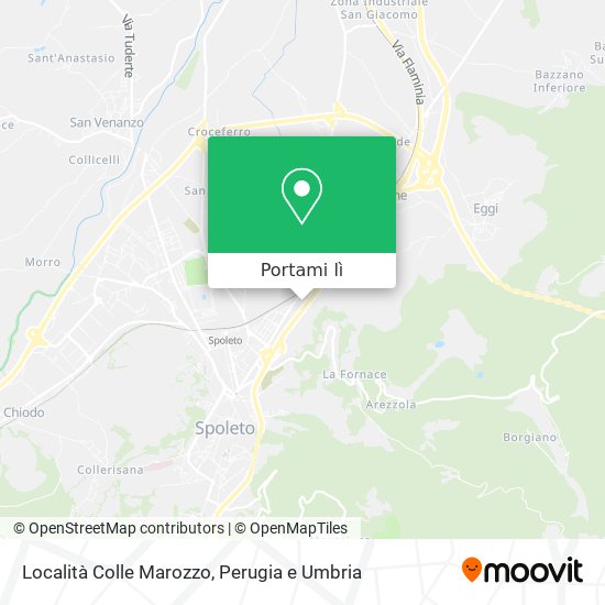 Mappa Località Colle Marozzo