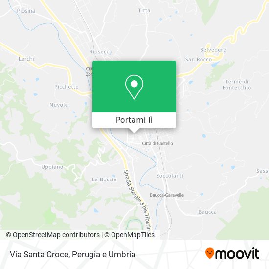 Mappa Via Santa Croce