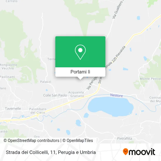 Mappa Strada dei Collicelli, 11