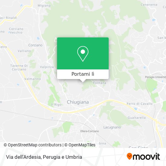 Mappa Via dell'Ardesia