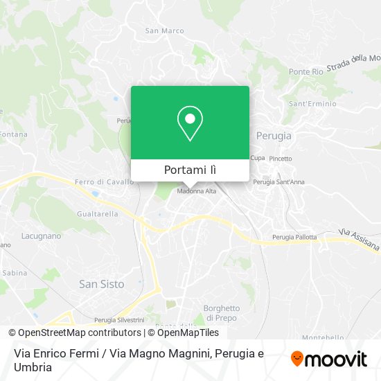 Mappa Via Enrico Fermi / Via Magno Magnini