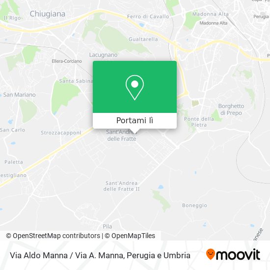 Mappa Via Aldo Manna / Via A. Manna