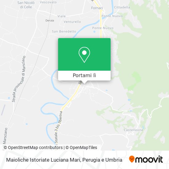Mappa Maioliche Istoriate Luciana Mari