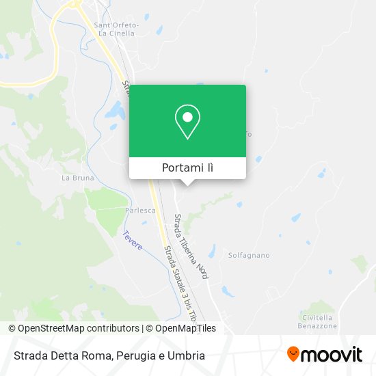 Mappa Strada Detta Roma