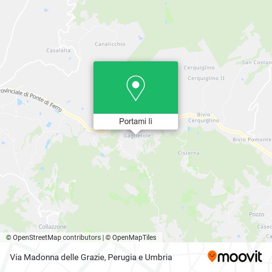 Mappa Via Madonna delle Grazie