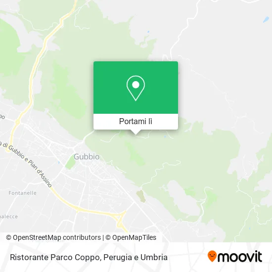 Mappa Ristorante Parco Coppo