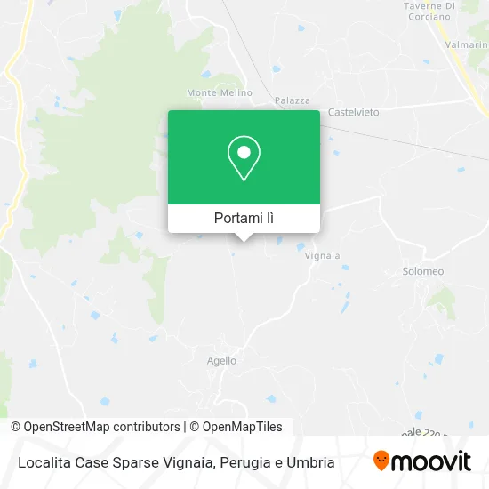 Mappa Localita Case Sparse Vignaia