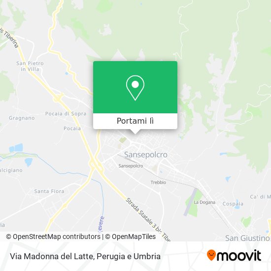 Mappa Via Madonna del Latte