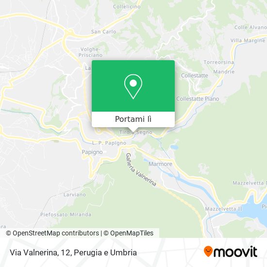 Mappa Via Valnerina, 12