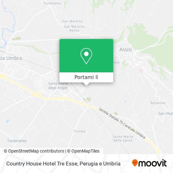 Mappa Country House Hotel Tre Esse