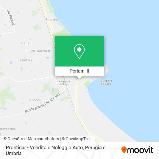 Mappa Pronticar - Vendita e Noleggio Auto