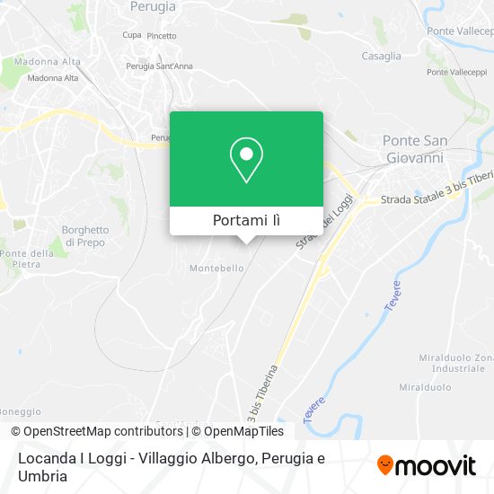 Mappa Locanda I Loggi - Villaggio Albergo