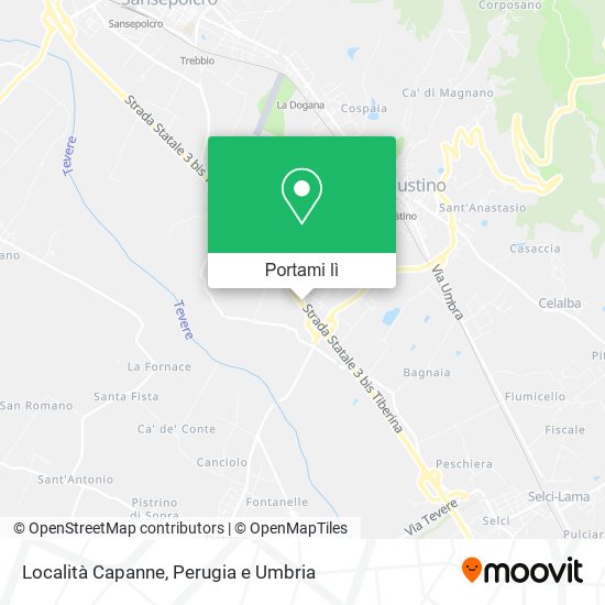 Mappa Località Capanne