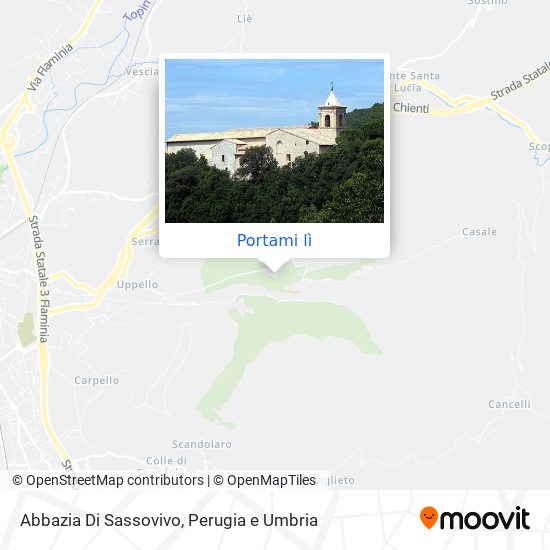 Mappa Abbazia Di Sassovivo