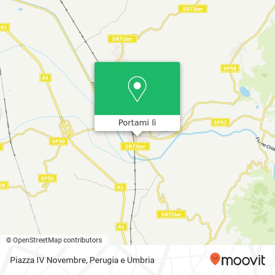 Mappa Piazza IV Novembre