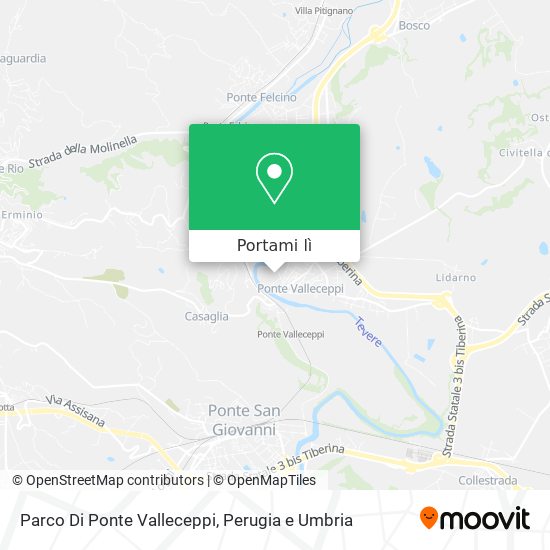 Mappa Parco Di Ponte Valleceppi