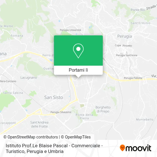 Mappa Istituto Prof.Le Blaise Pascal - Commerciale - Turistico
