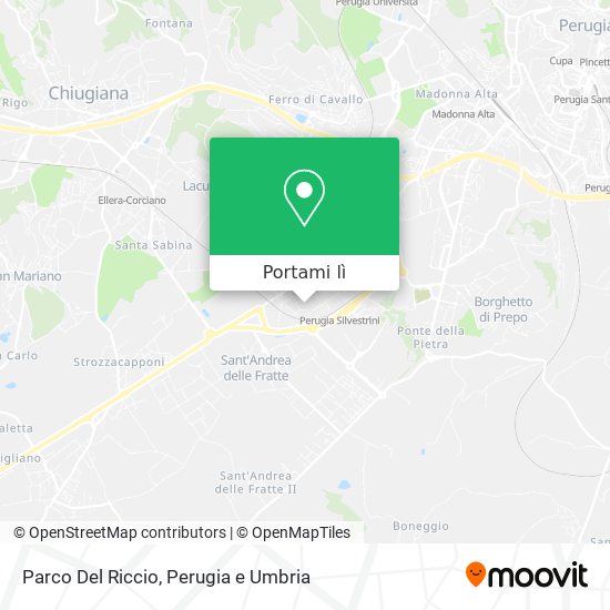 Mappa Parco Del Riccio