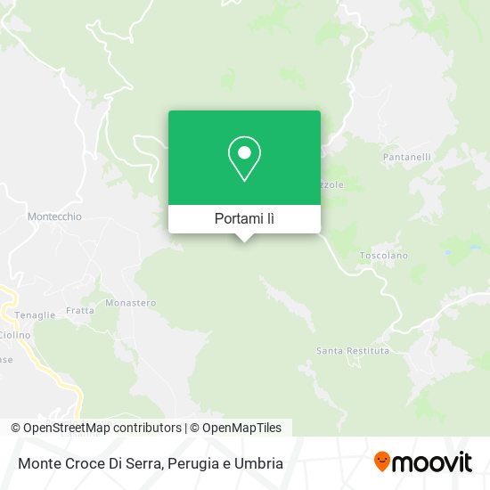 Mappa Monte Croce Di Serra