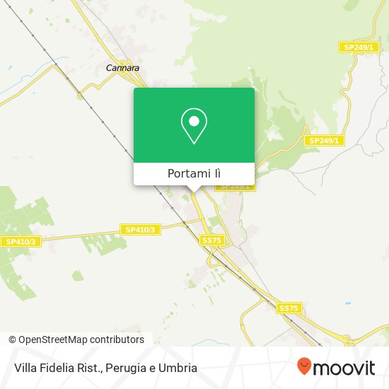 Mappa Villa Fidelia Rist.