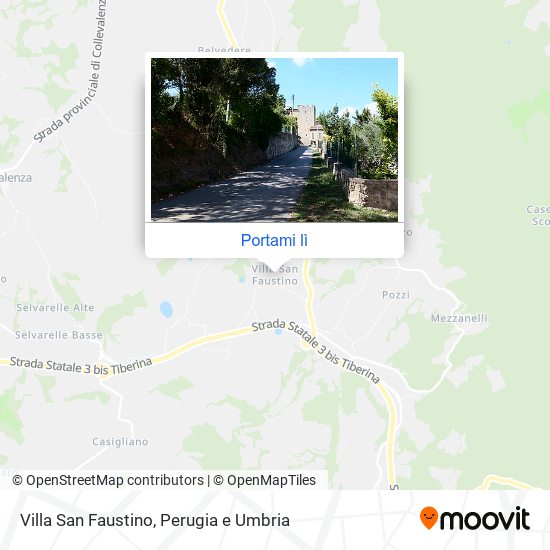 Mappa Villa San Faustino