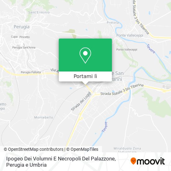 Mappa Ipogeo Dei Volumni E Necropoli Del Palazzone