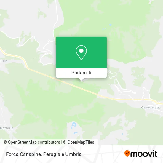 Mappa Forca Canapine