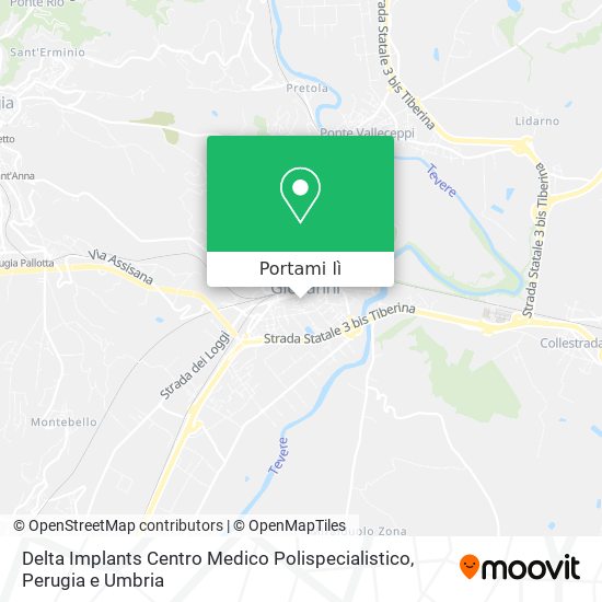 Mappa Delta Implants Centro Medico Polispecialistico