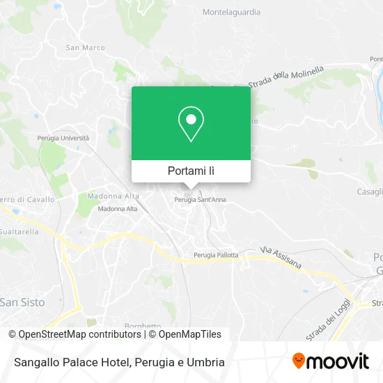 Mappa Sangallo Palace Hotel